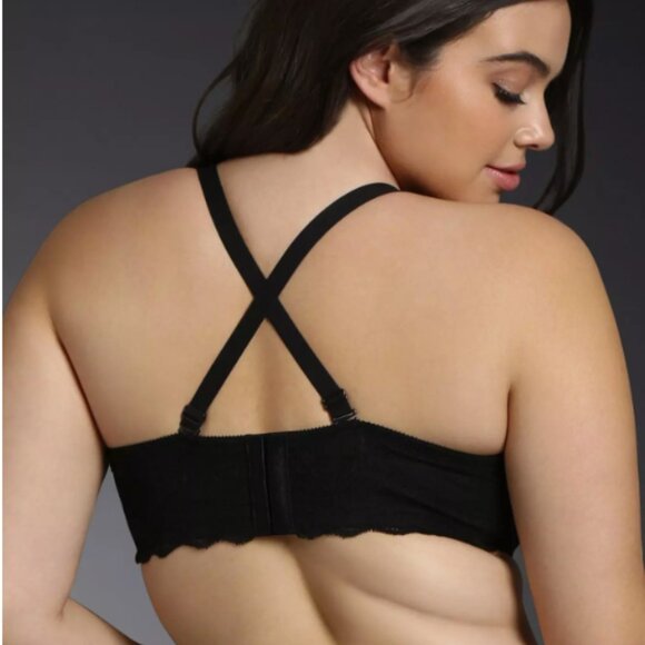 Torrid Perfect T-Shirt Push-Up Bra Black Size 40DD - Picture 3 of 12